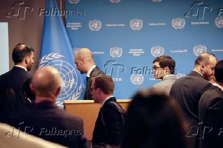 Coletiva de imprensa para a solução pacífica da questão da Palestina e sobre a implementação de uma solução de dois Estados.