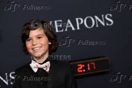 Premiere of the film Weapons in Los Angeles, California