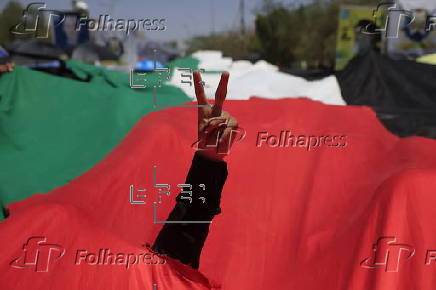 Pro-Palestinian rally in Sana'a