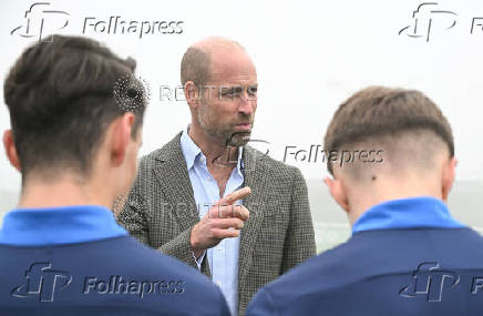 The Prince Of Wales Opens New Road At Mousehole Football Club