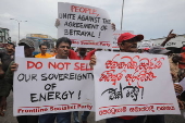 Protest against India-Sri Lanka agreements