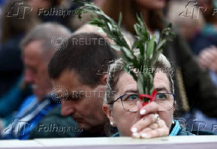 Palm Sunday Mass in St. Peter's Square at the Vatican