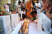 Pakistan's Christian community members attend mass for late Pope Francis