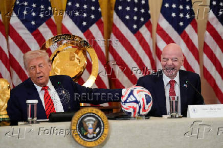 U.S. President Donald Trump holds a meeting of the FIFA Task Force in Washington