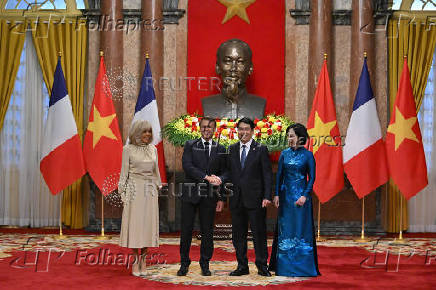 French President Macron visits Vietnam