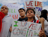 Rally for high school student Marcelo Gomes da Silva in Milford