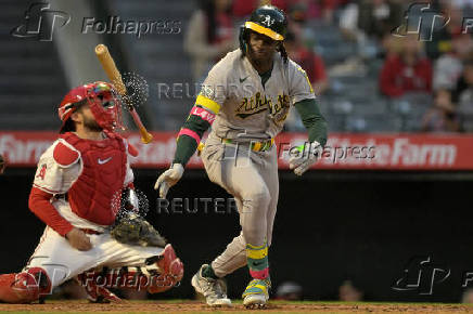 MLB: Athletics at Los Angeles Angels
