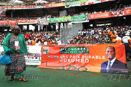 Ivorian presidential party congress in Abidjan