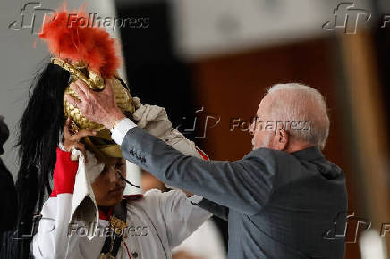 Presidente Luiz Inácio Lula da Silva recebe o presidente da Indonésia, Prabowo Subianto