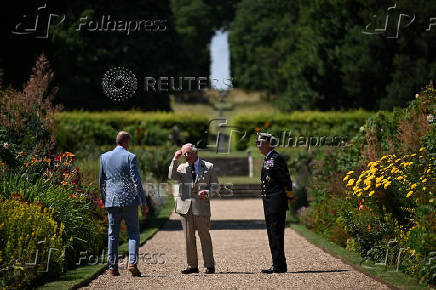 Britain's King Charles visits Walmer Castle