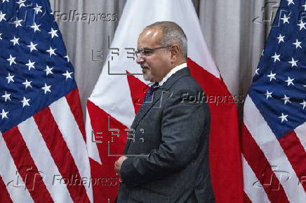 US Secretary of Defense Hegseth meets with Bahrain Crown Prince at the Pentagon