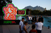 Countdown to the 2026 FIFA World Cup, in Monterrey