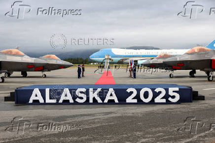 U.S. President Trump meets with Russian President Putin in Alaska