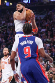 NBA: Playoffs-Detroit Pistons at New York Knicks