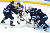 NHL: Stanley Cup Playoffs-St. Louis Blues at Winnipeg Jets