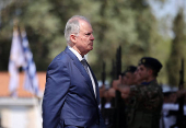 Greek President Constantine Tassoulas visits Nicosia
