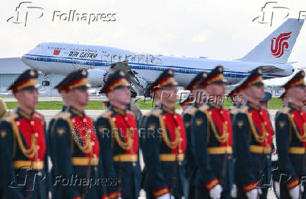 Chinese President Xi Jinping arrives in Moscow ahead of Victory Day celebrations