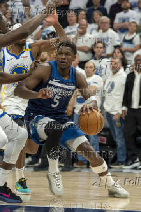 NBA: Playoffs-Golden State Warriors at Minnesota Timberwolves