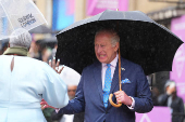 Britain's King Charles visits SXSW London