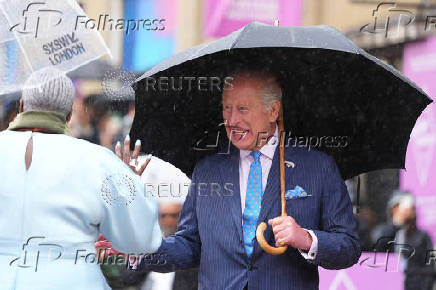 Britain's King Charles visits SXSW London