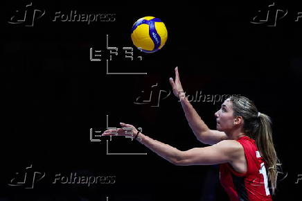FIVB Volleyball Women's Nations League - Belgium vs Thailand