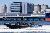 Taiwan?s coast guard conducts its annual drill in southern Taiwan