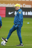Entrenamiento de la selección brasileña