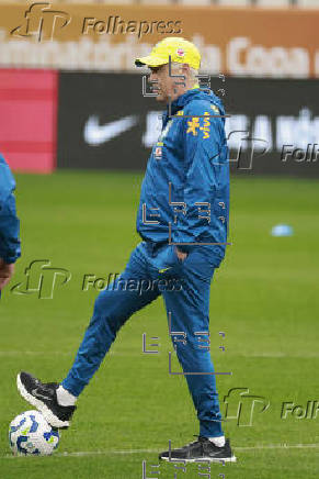 Entrenamiento de la selección brasileña