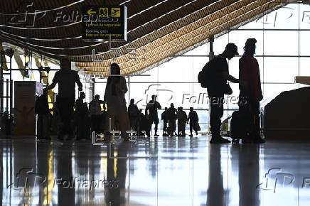 Situación en el Aeropuerto de Madrid Barajas durante la huelga de controladores aéreos franceses