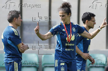 Entrenamiento selección española femenina de fútbol