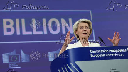 European Commission President von der Leyen attends press conference in Brussels