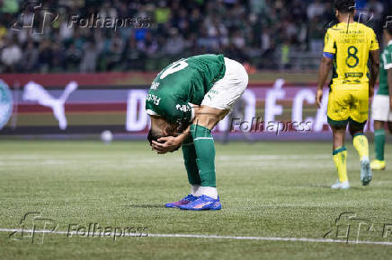 Partida entre Palmeiras e Mirassol pelo Campeonato Brasileiro 2025