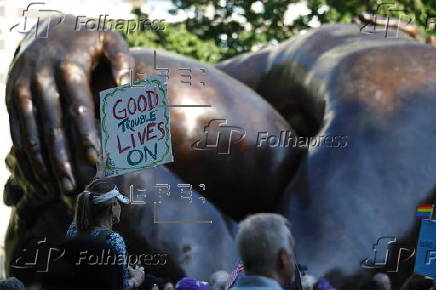 'Good Trouble Lives On' march for civil and human rights in Boston