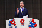 U.S. Secretary of the Treasury Bessent attends the USA national day celebration at Expo 2025 in Osaka