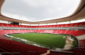 The Akron stadium, which will be one of the three venues in Mexico for the 2026 FIFA World Cup in North America, near Guadalajara