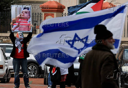Activists protest in Cape Town over Gaza crisis