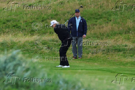 U.S. President Trump visits Scotland