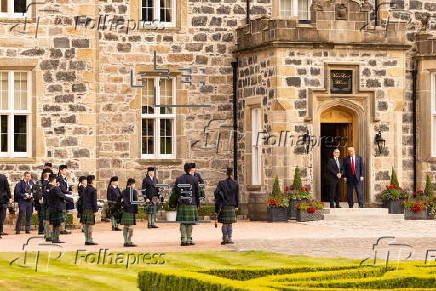 US President Donald J. Trump in Scotland