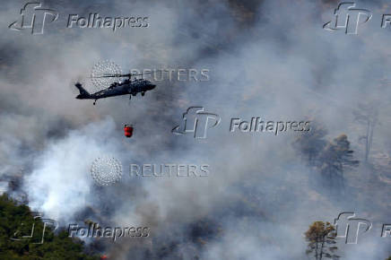 Wildfire in Delvina