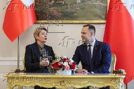 Swiss Federal President Karin Keller-Sutter visits Warsaw