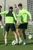 Entrenamiento del Betis previo al encuentro de vuelta ante el Jagiellonia polaco en la Liga Conferencia