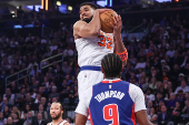 NBA: Playoffs-Detroit Pistons at New York Knicks