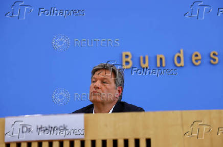 German Economy Minister Habeck presents the 2025 spring forecast