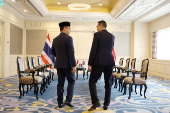 Thai Foreign Minister Sangiampongsa meets Indonesia's Foreign Minister Sugiono in Bangkok