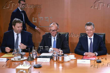 First meeting of the new German cabinet in Berlin