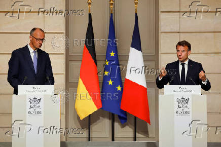 French President Macron meets newly elected German Chancellor Merz in Paris