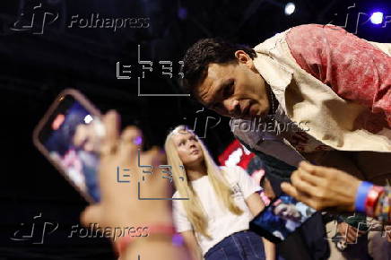 Boxers Jake Paul and Julio Cesar Chavez Jr. hold press conference for upcoming boxing mastch