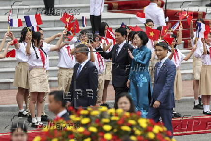 French President Emmanuel Macron visits Vietnam