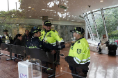Colombian Senator Miguel Uribe shot during a campaign event, in Bogota