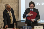 El presidente argentino, Javier Milei, visita Israel